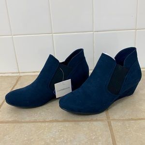 Croft & Barrow Serf Ortholite Wedge Ankle Booties